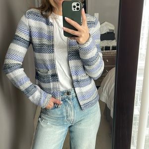 Joie Patterned Jacket, Size XS